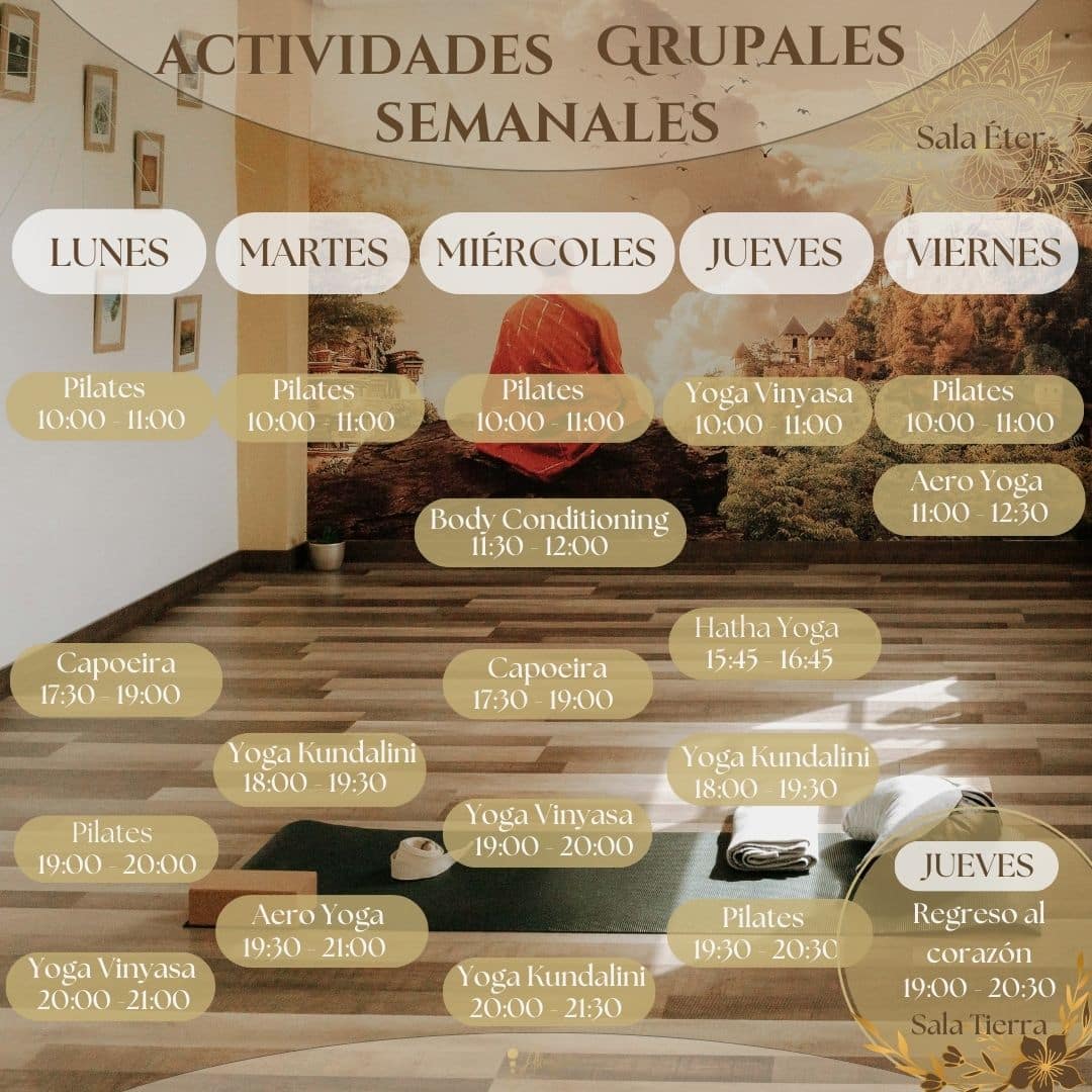 Actividades en grupo Semanales en Akasha Actividades en grupo Semanales en Akasha